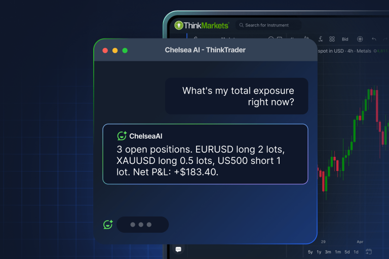 ChelseaAI from ThinkMarkets places live CFD trading inside your AI